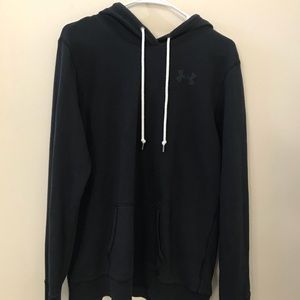 Under armour black hooded sweatshirt